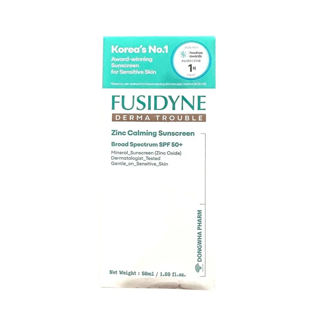 NEW‎ FUSIDYNE Derma Trouble Zinc Calming Sunscreen